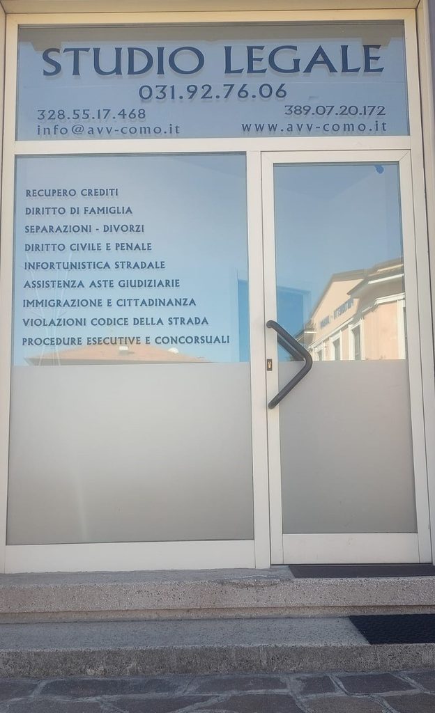 Studio legale in piazza Stazione 9 a Luisago (CO)